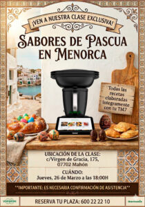 Clase cocina menorquina y pascua